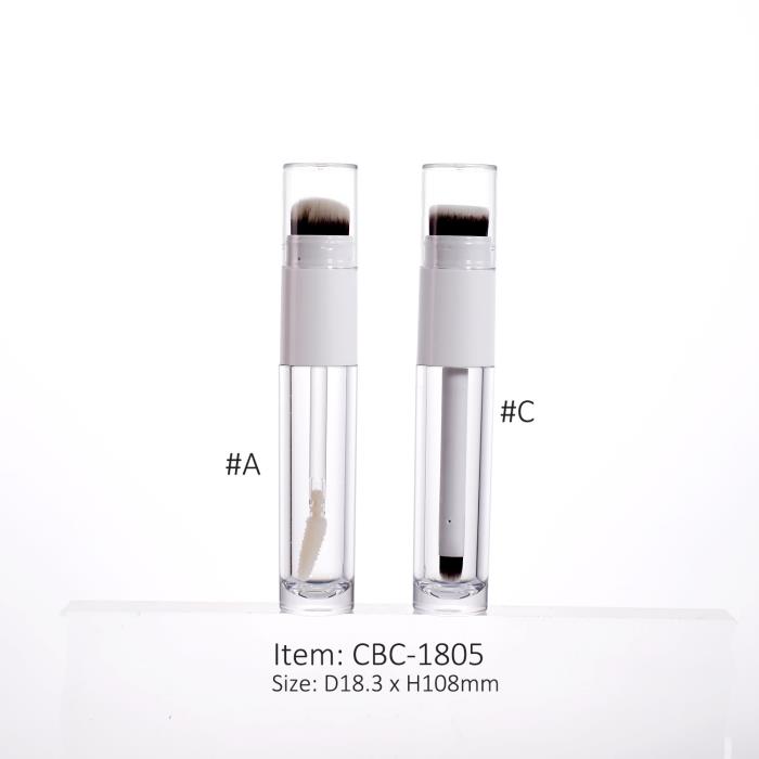 Brush Head Liquid Foundation Bottle Dual Ended Makeup Container